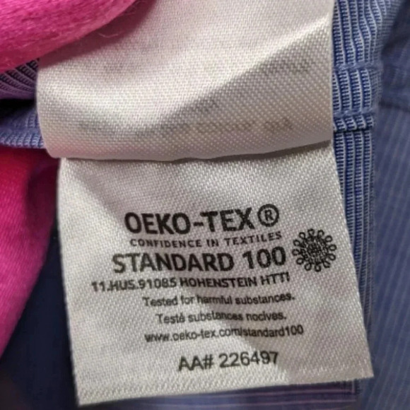 Michael KORS Mens Sz L Blue Long Sleeve Button Up Slim fit Stretch Dress Shirt - Picture 10 of 13